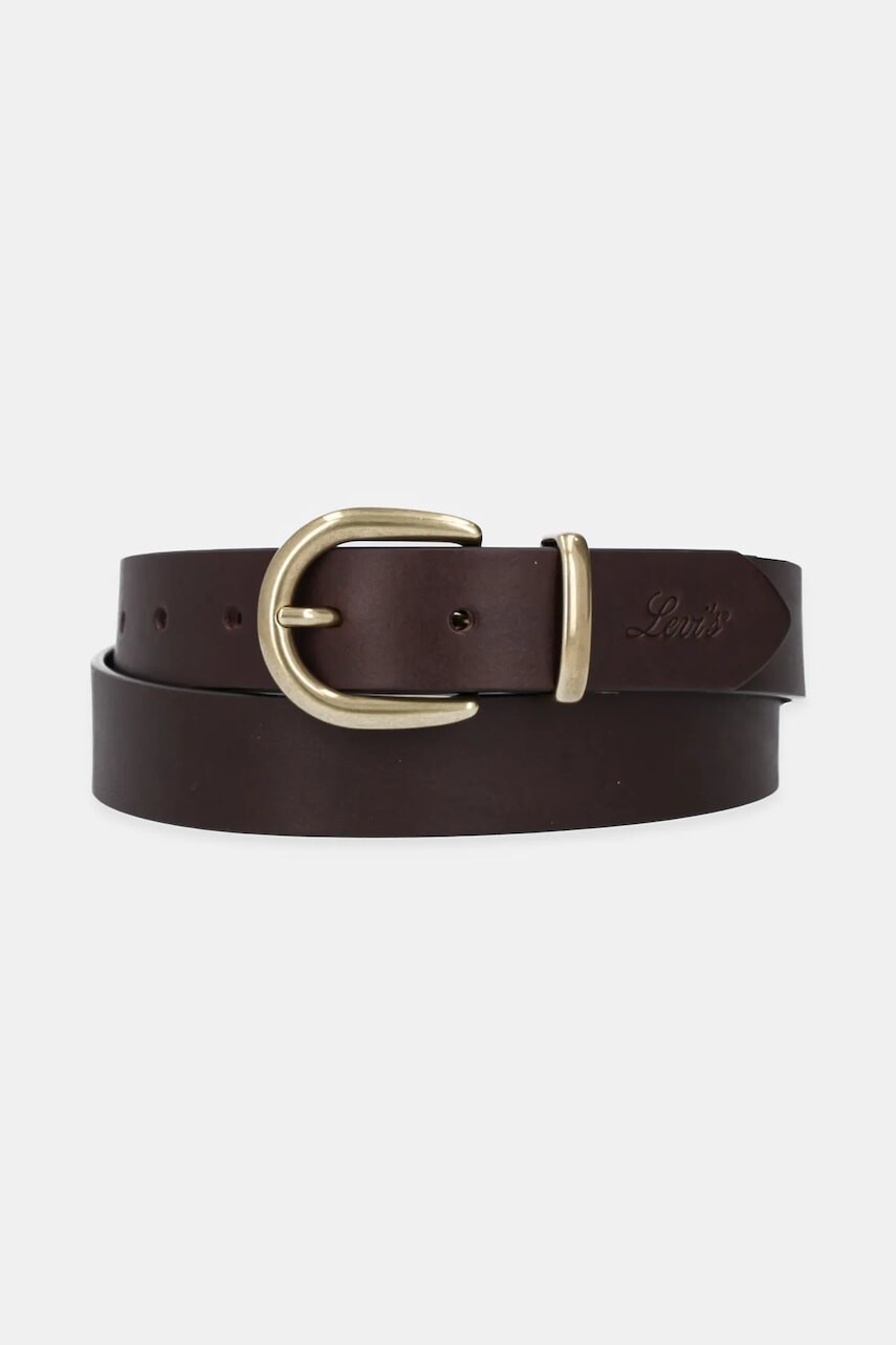 Opasok Levi's dámsky, hnedá farba, 000IH-0001
