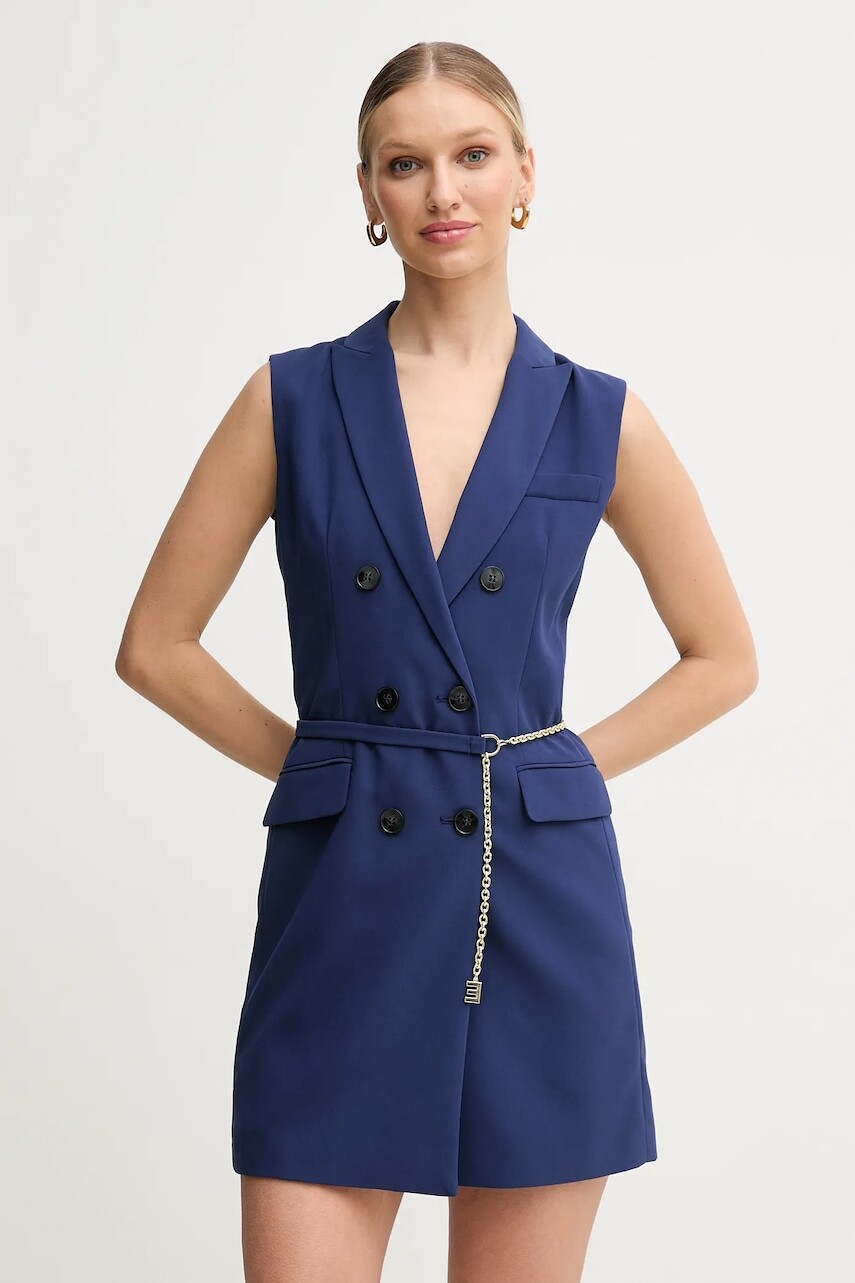 Šaty Marella Emme by Marella tmavomodrá farba, mini, priliehavá, 2515221092200