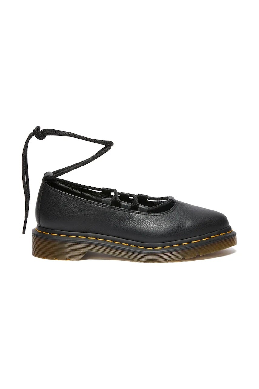 Kožené balerínky Dr. Martens Elphie II čierna farba, DM40683001