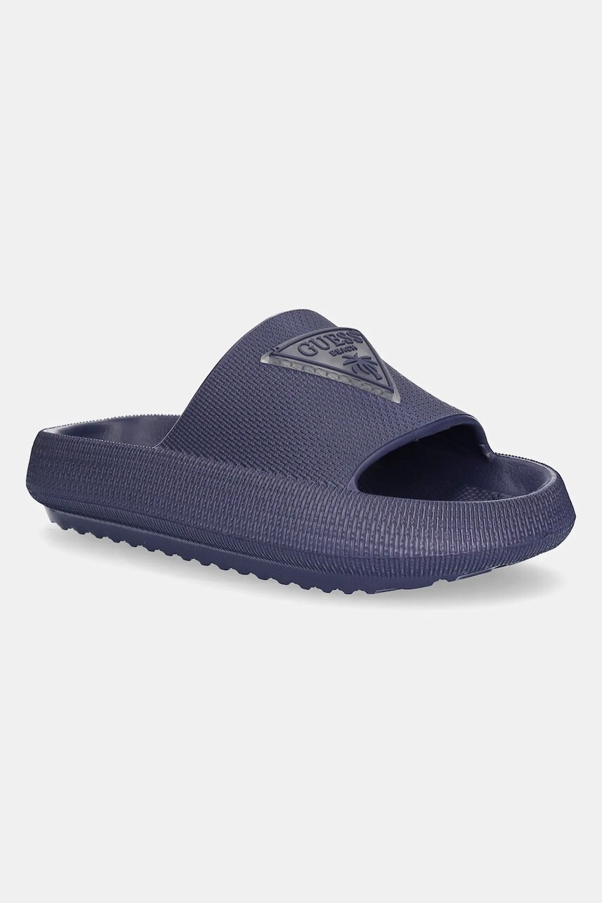 Detské šľapky Guess tmavomodrá farba, H5GZ03 WG5X0