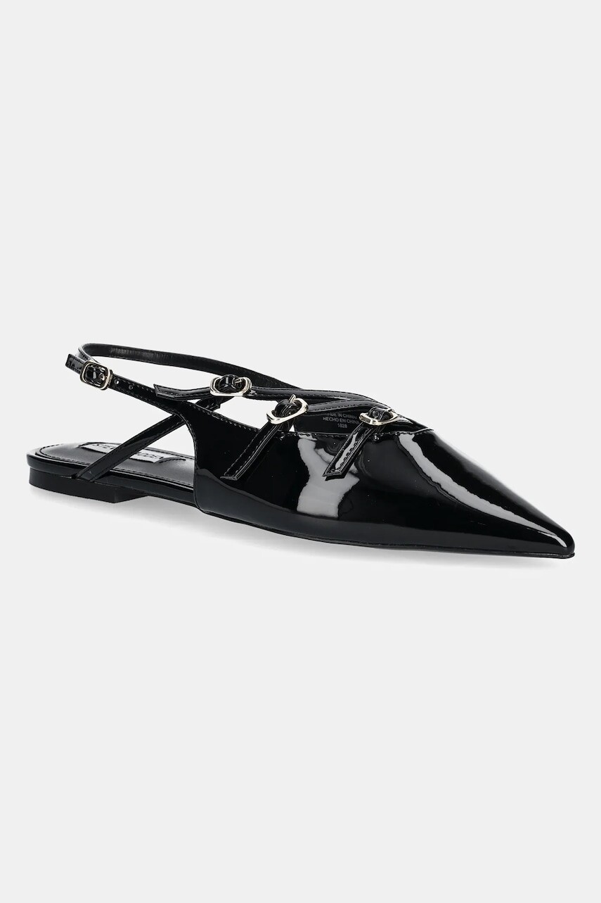 Baleríny Steve Madden Cianna čierna farba, s otvorenou pätou, SM11003709