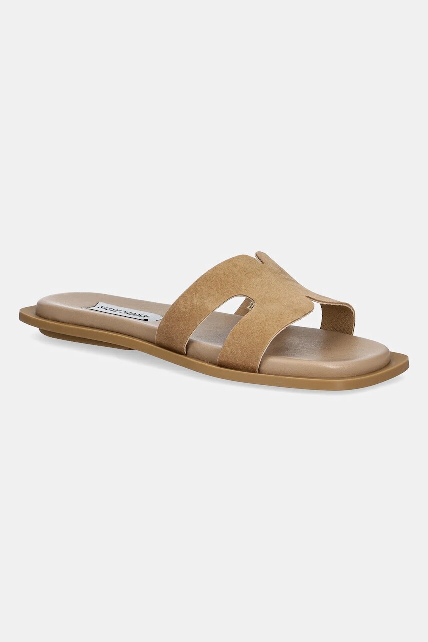 Kožené šľapky Steve Madden Sofia dámske, hnedá farba, SM11003523