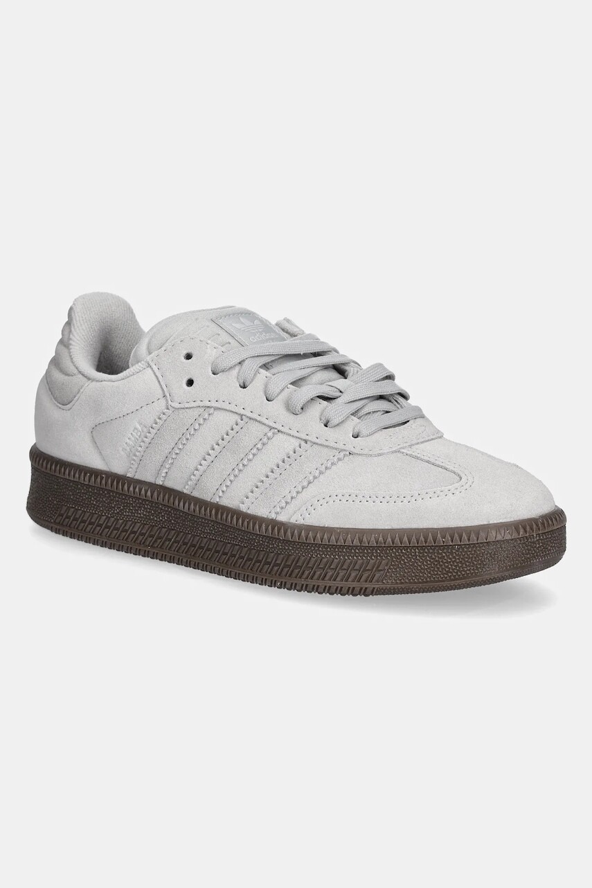 Semišové tenisky adidas Originals Samba XLG šedá farba, JI3188