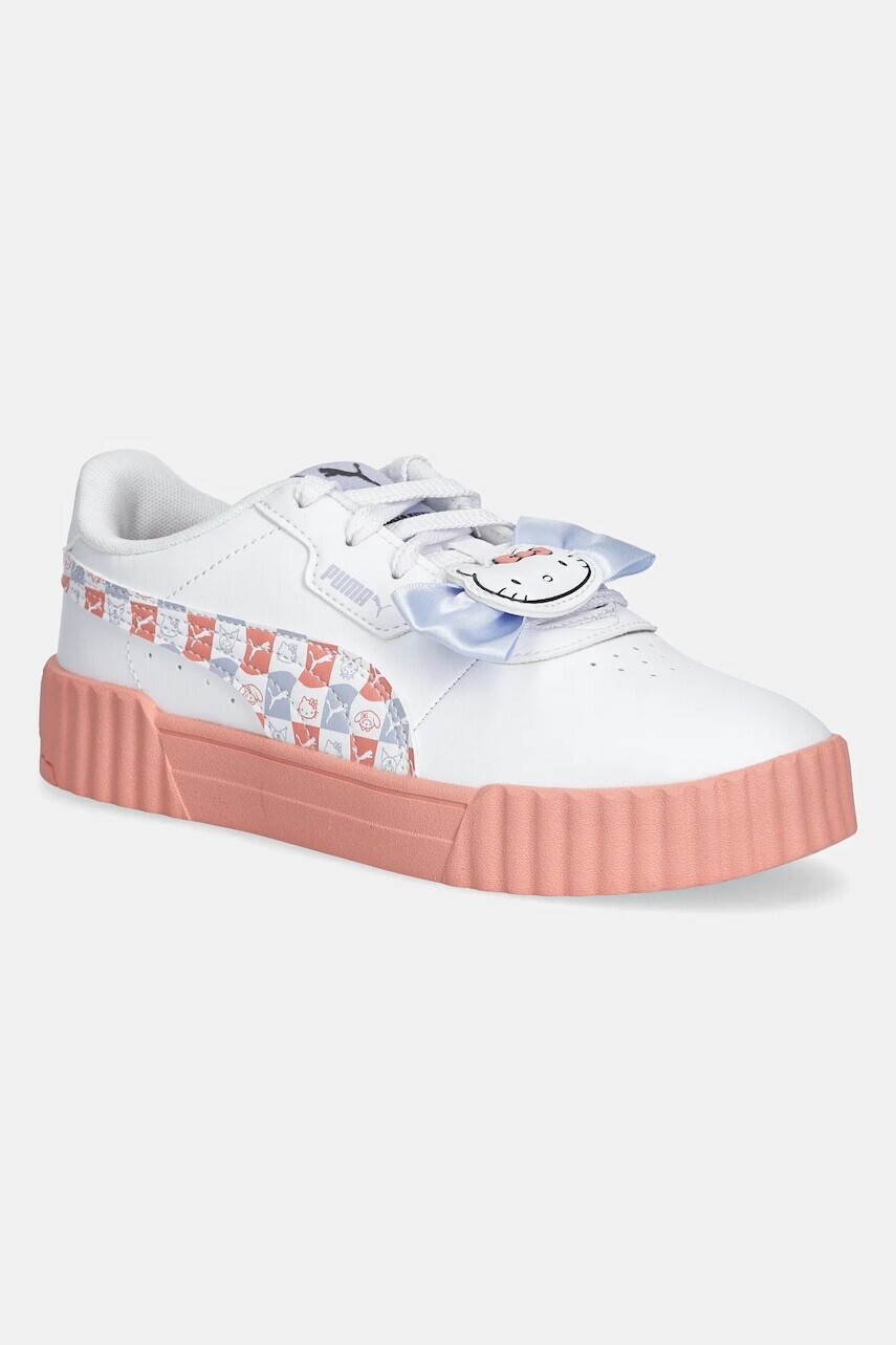 Detské tenisky Puma Carina 3.0 HK&FR biela farba, 401419