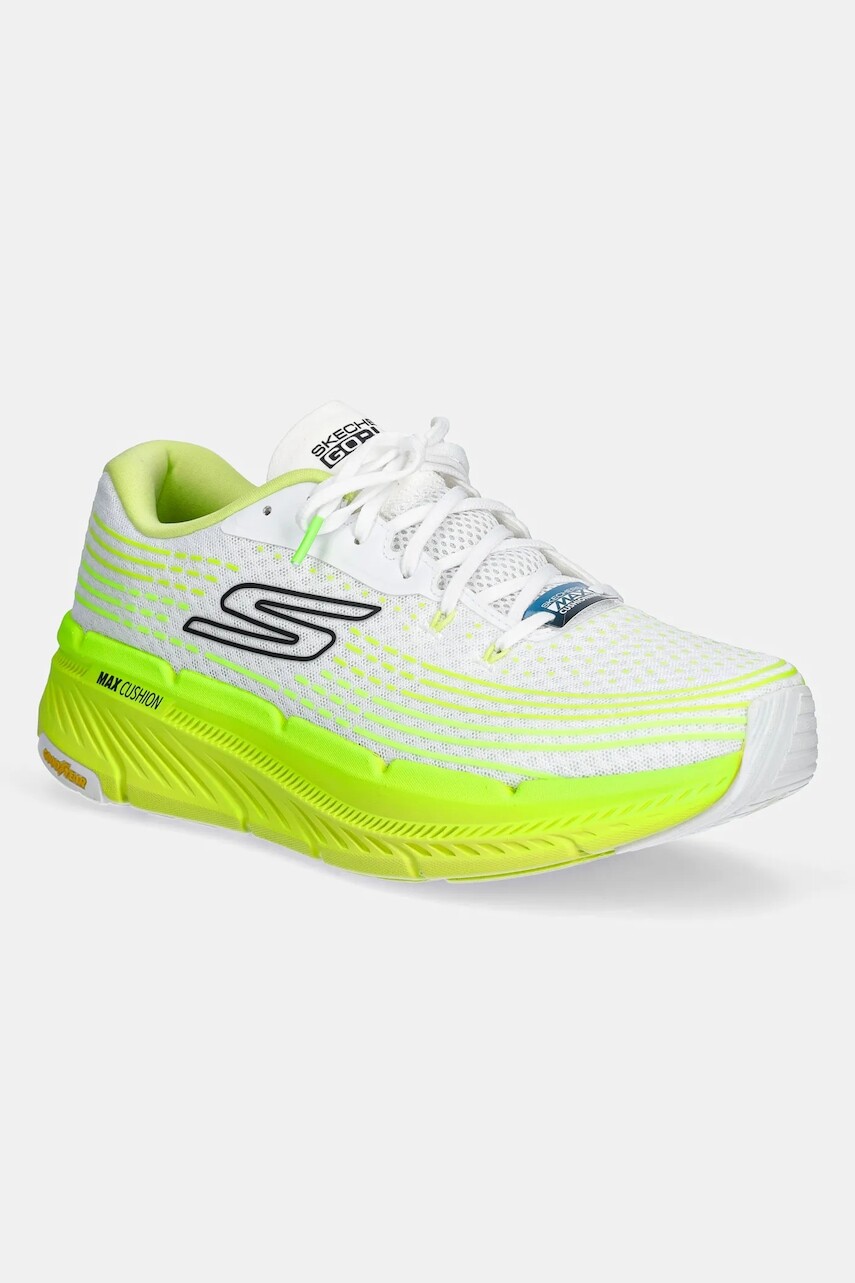 Bežecké topánky Skechers MAX CUSHIONING PREMIER 2.0 zelená farba, 220835
