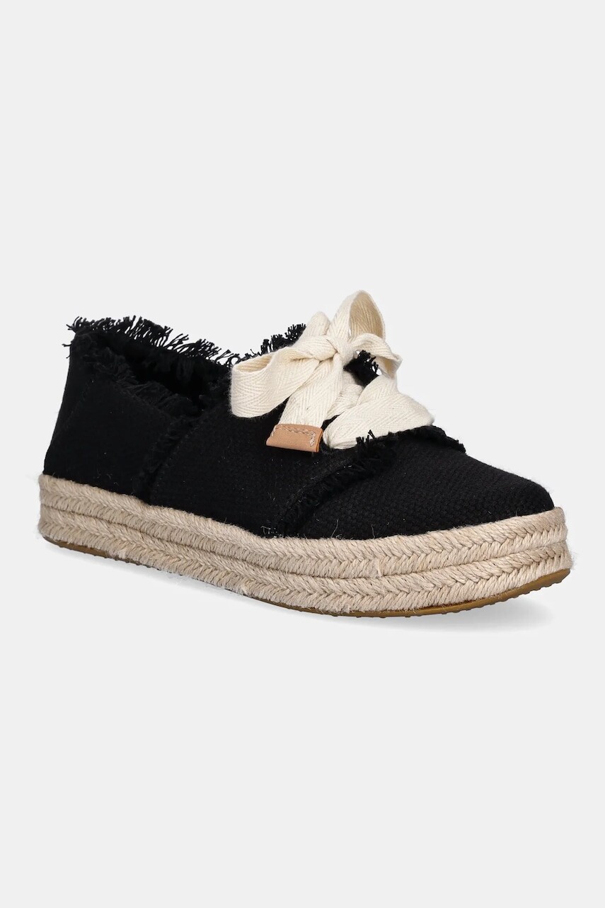Tenisky Toms BEACHSIDE WOVEN/FRAY čierna farba, 10021856