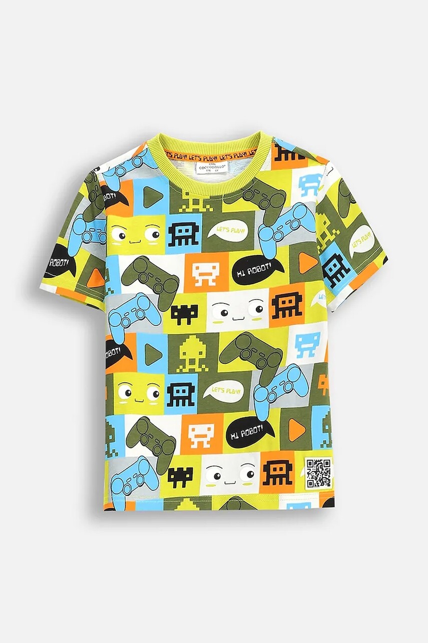 Tričko Coccodrillo viac farieb, s potlačou, GAMER BOY KIDS