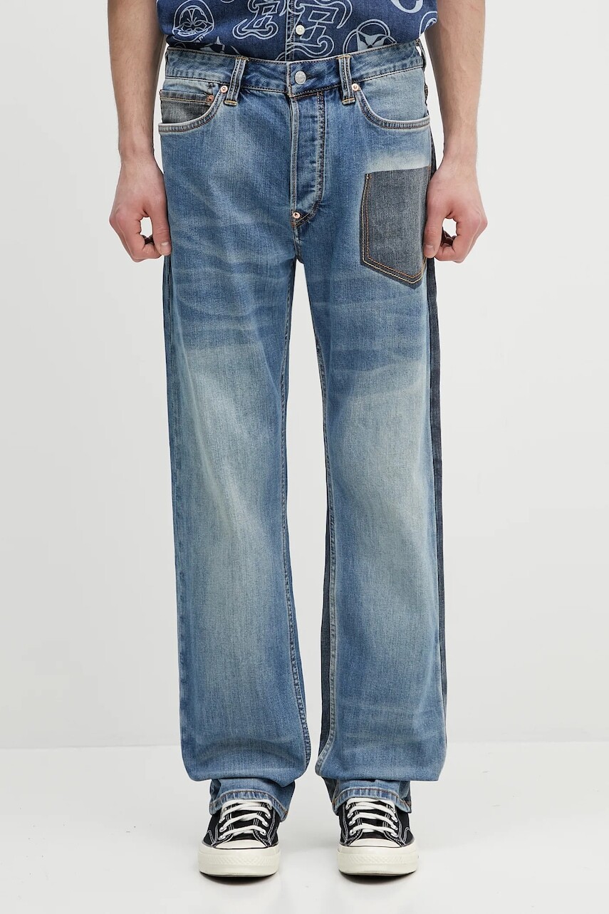 Rifle Evisu 2-tone Denim w Inserted Daicock 2ESHTM5JE1015