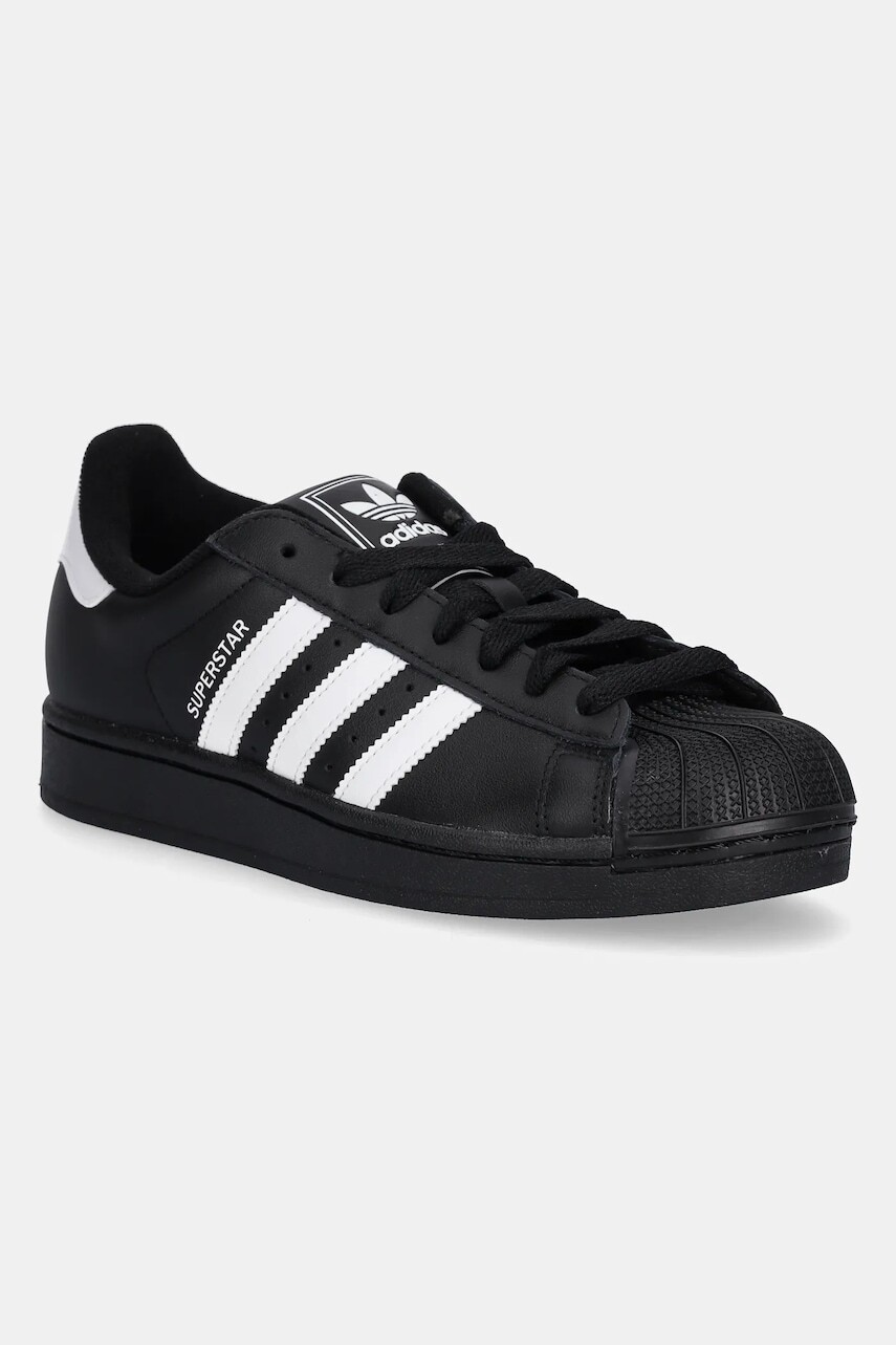 Kožené tenisky adidas Originals Superstar II čierna farba, JI0079