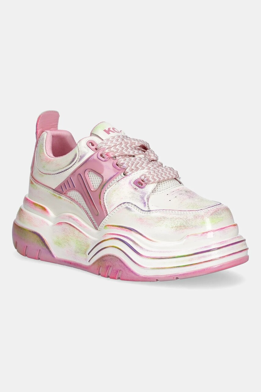 Tenisky Koi Footwear Kaleidoscopic Platform ružová farba, MT01