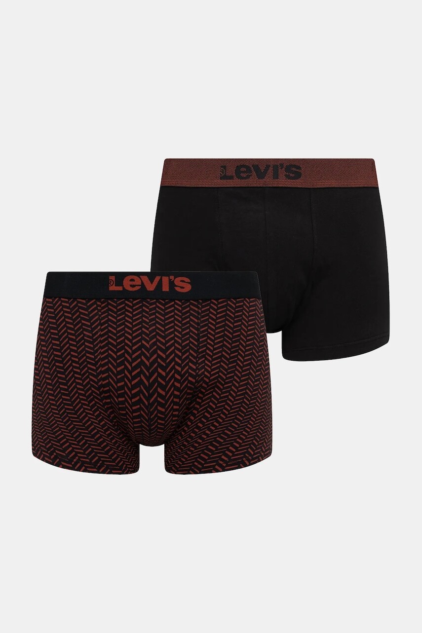 Boxerky Levi's 2-pak červená farba, 37149-1113