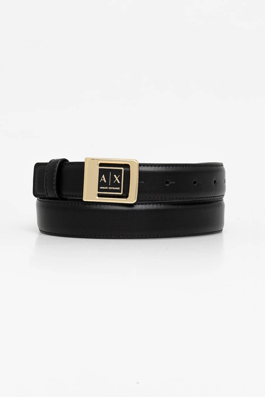 Opasok Armani Exchange čierna farba, XW001202 AF15326