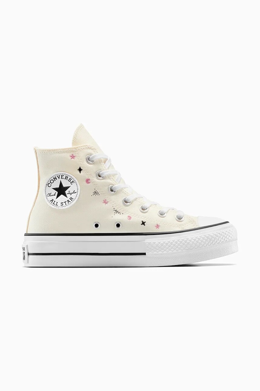 Tenisky Converse Chuck Taylor All Star Lift béžová farba, A13522C