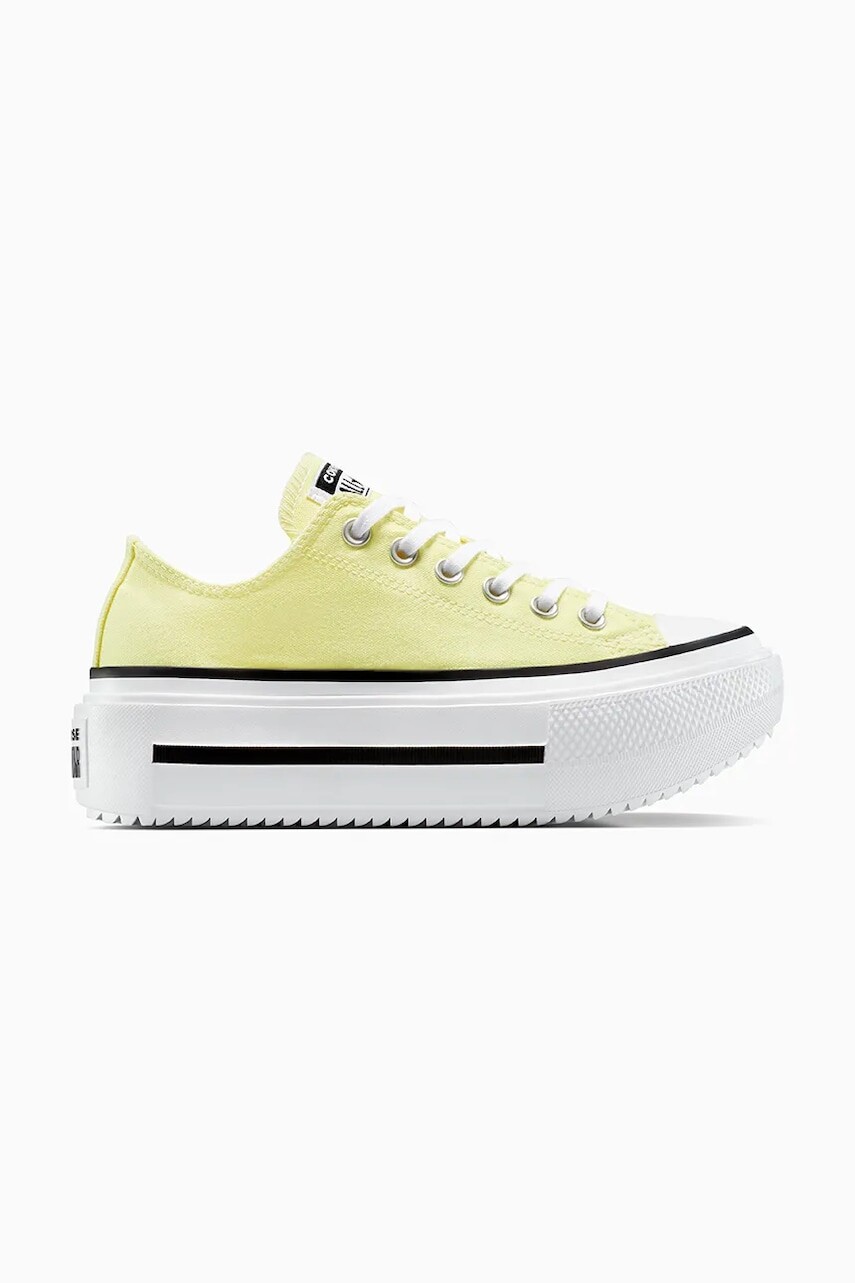 Tenisky Converse Chuck Taylor All Star Lift Double Stack žltá farba, A16283C