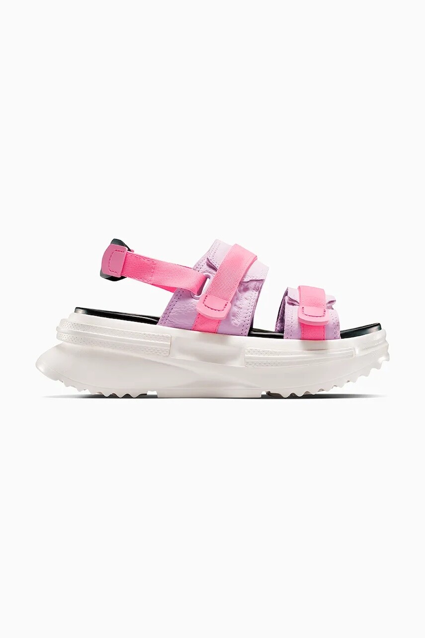 Sandále Converse Run Star Utility Sandal CX ružová farba, na platforme, A15095C