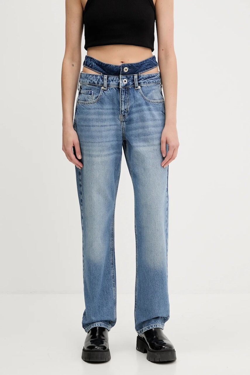 Rifle Karl Lagerfeld Jeans vysoký pás, A3W10004