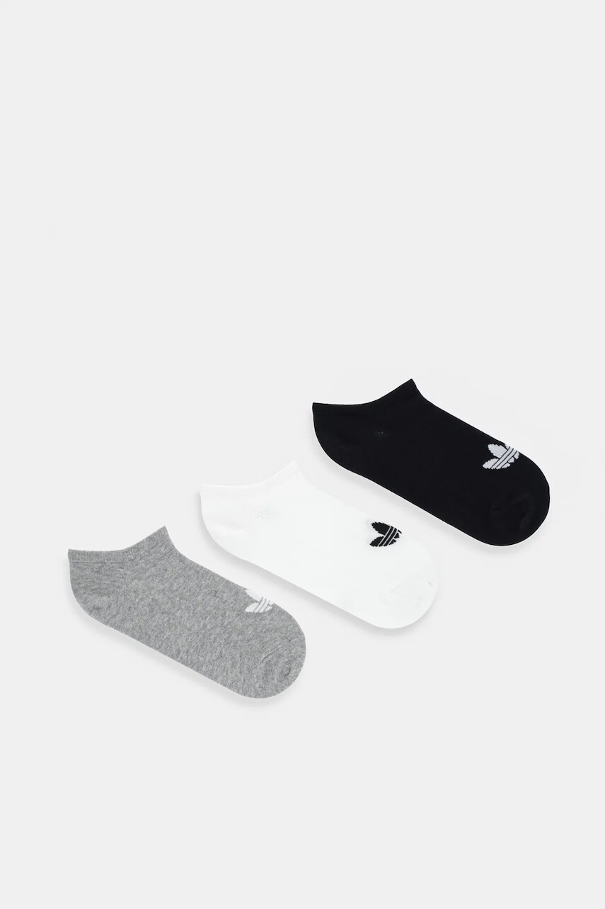 Ponožky adidas Originals 3-pak biela farba, JV7400
