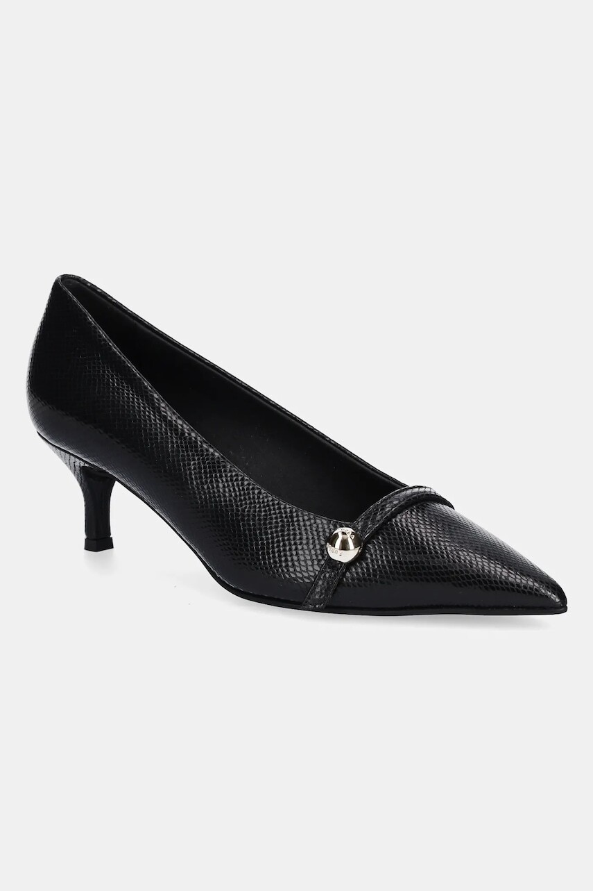 Kožené lodičky Furla Sfera Decollete čierna farba, YJ62SFE BX4035 O6000