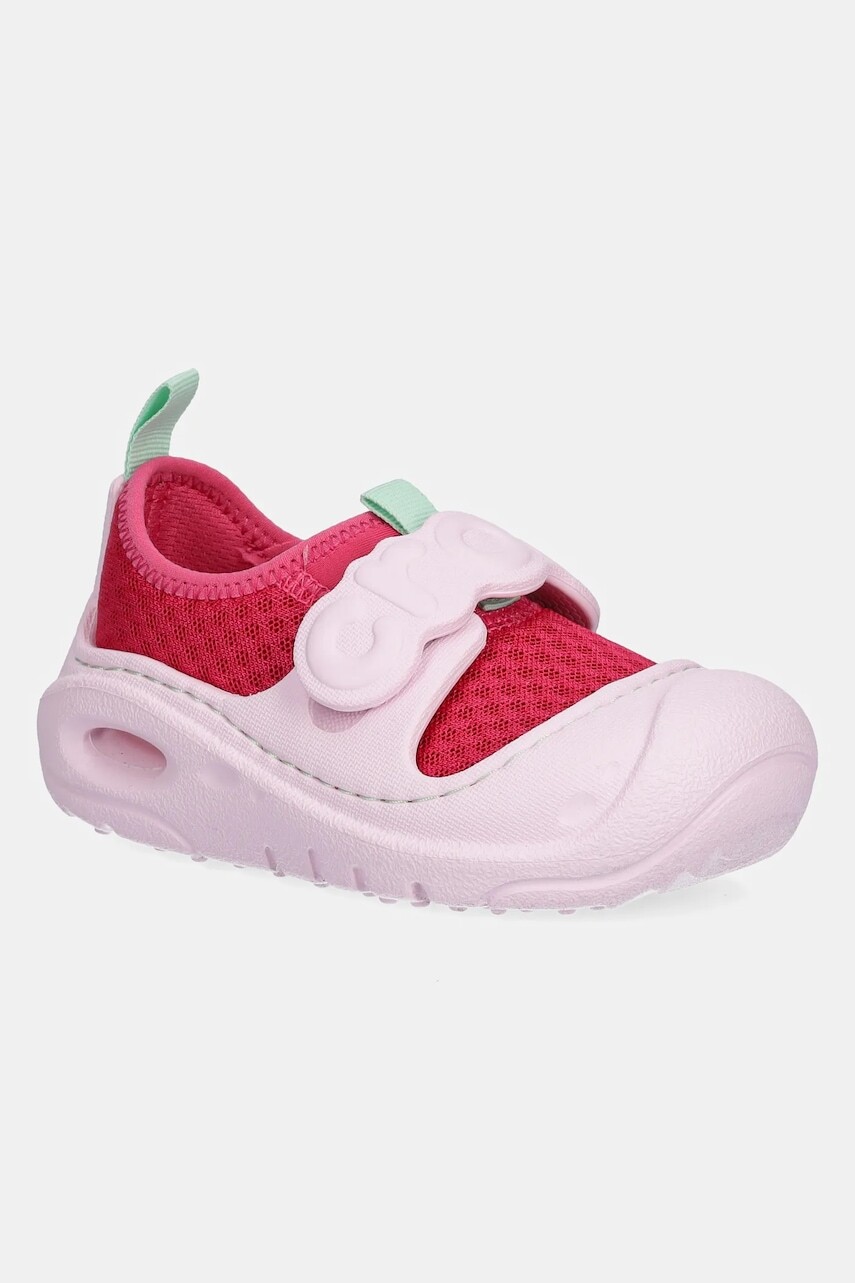 Detské topánky do vody Crocs SWIFTWATER SPLASH KIDS ružová farba, 210620