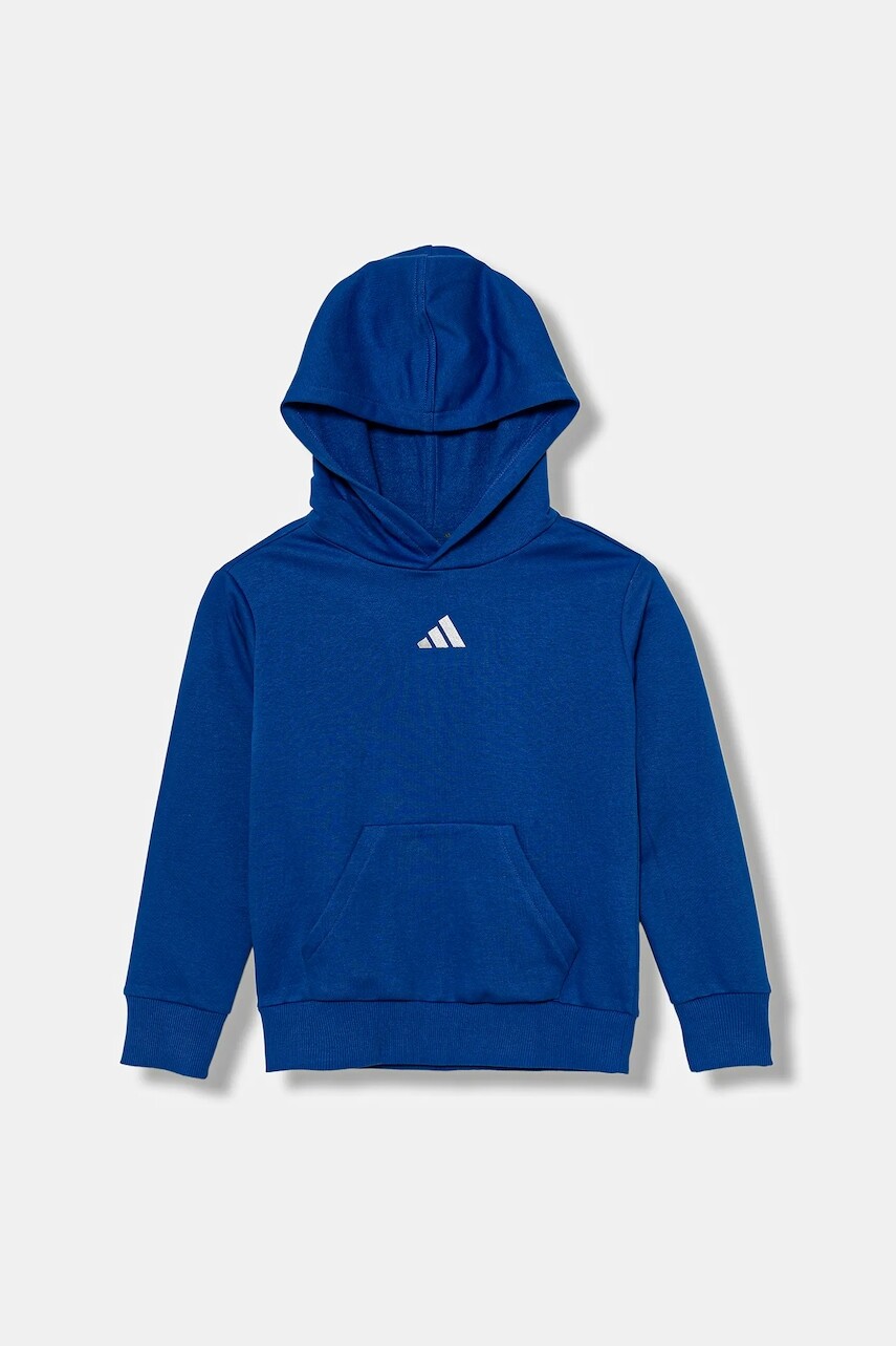 Detská mikina adidas s kapucňou, jednofarebná, JV9994