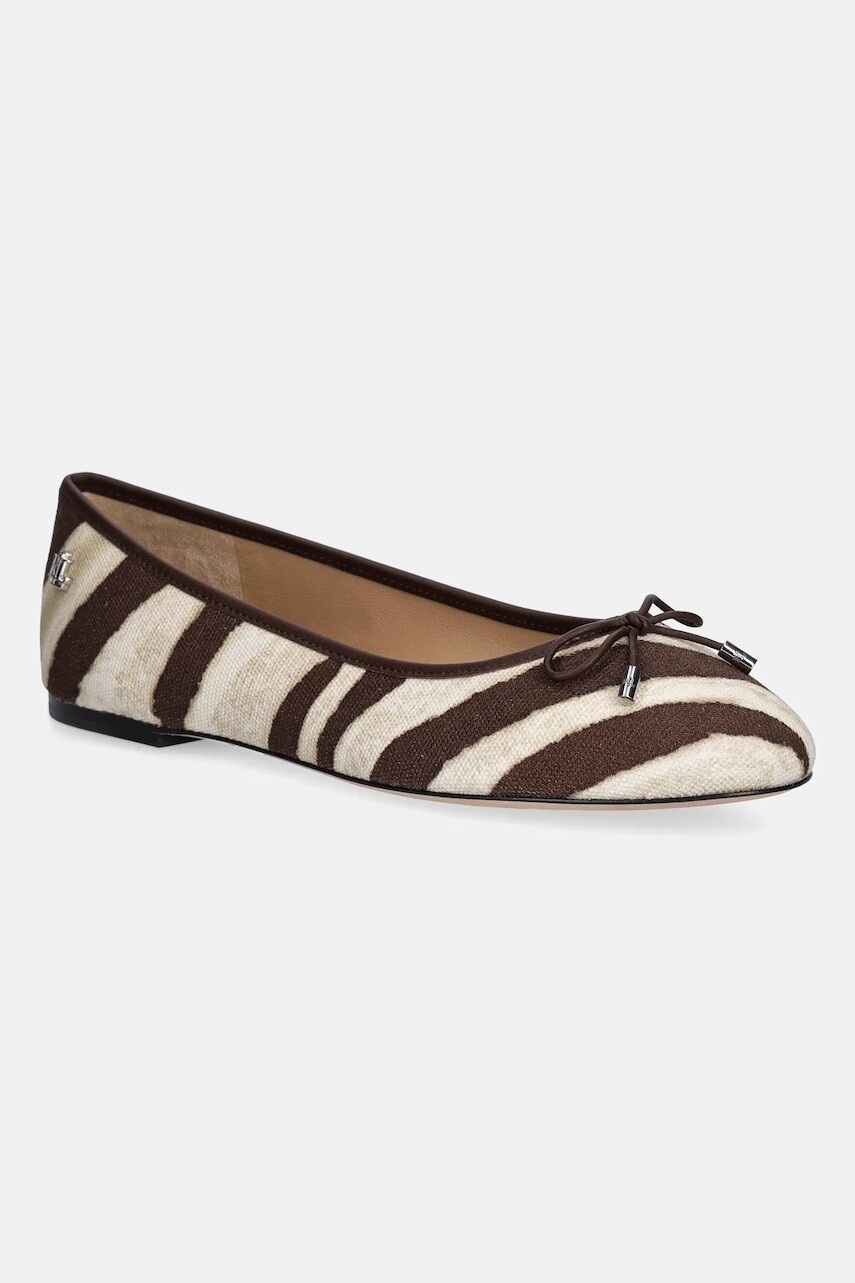 Baleríny Lauren Ralph Lauren Jayna hnedá farba, 802974360001