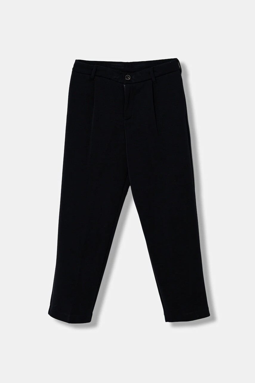 Detské nohavice Emporio Armani tmavomodrá farba, jednofarebné, EB000543 AF16254