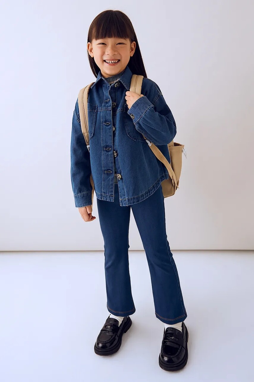 Detské legíny Mayoral modrá farba, 4718