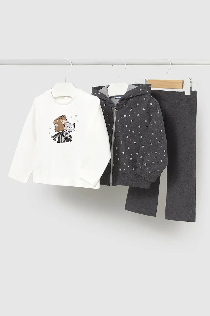 Detská tepláková súprava Mayoral šedá farba, 2842