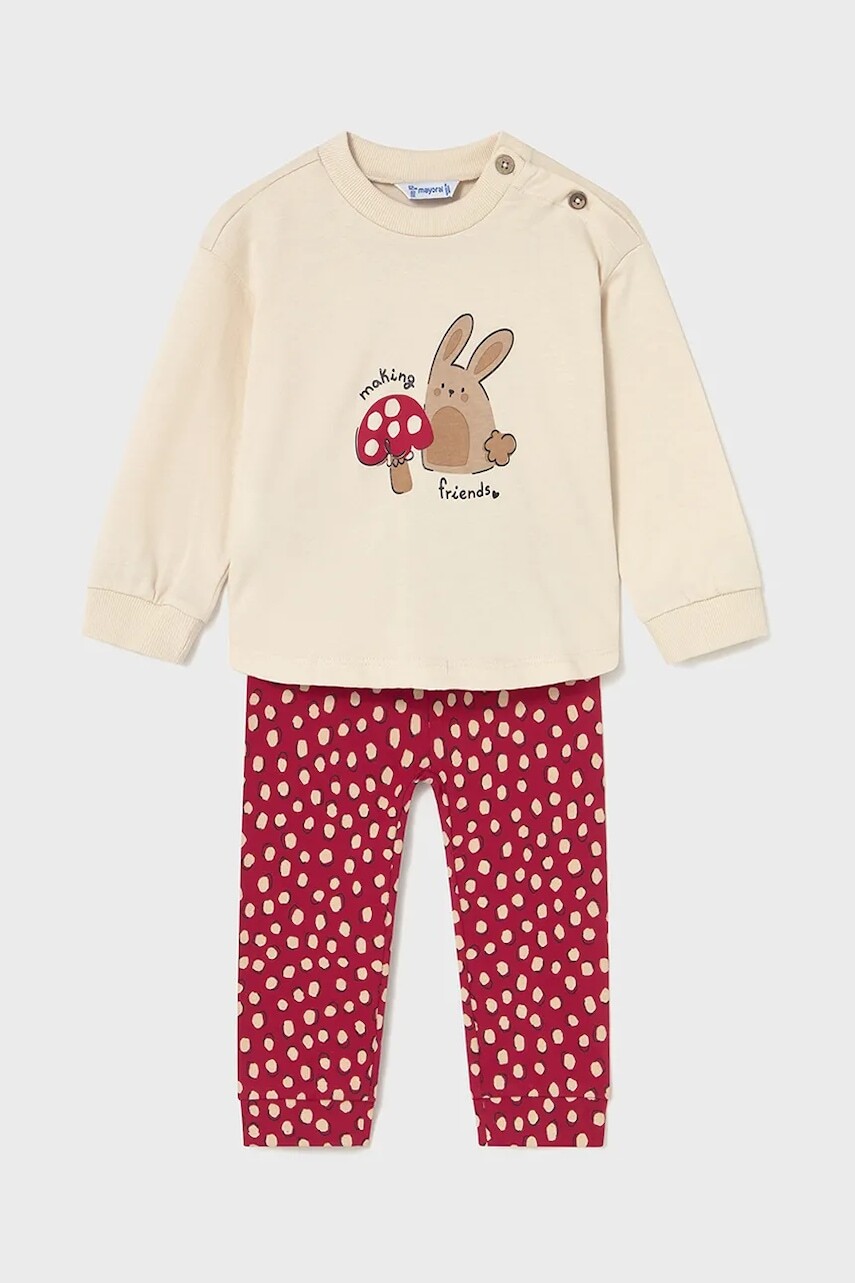 Detská súprava Mayoral červená farba, 2745