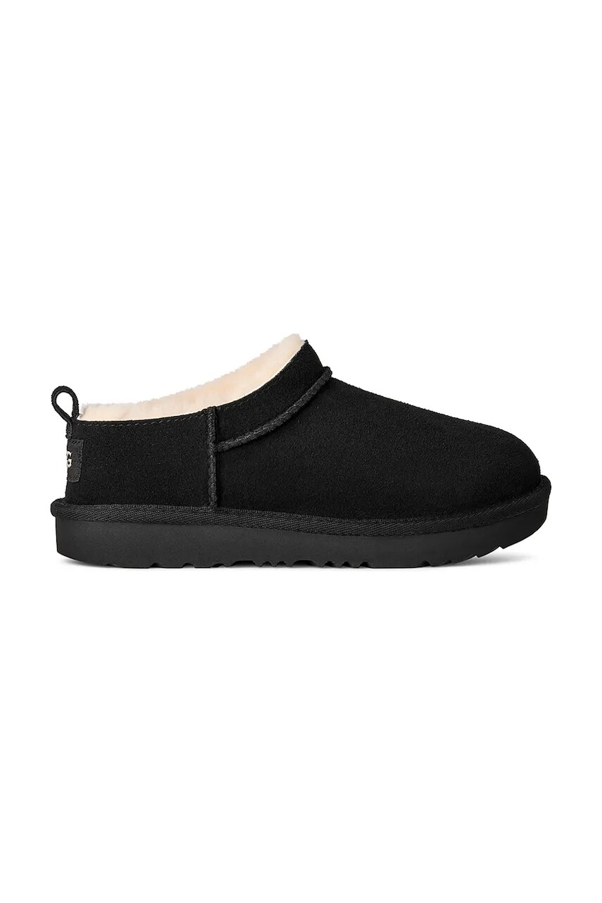 Detské snehule UGG CLASSIC MICRO čierna farba, 1174410K