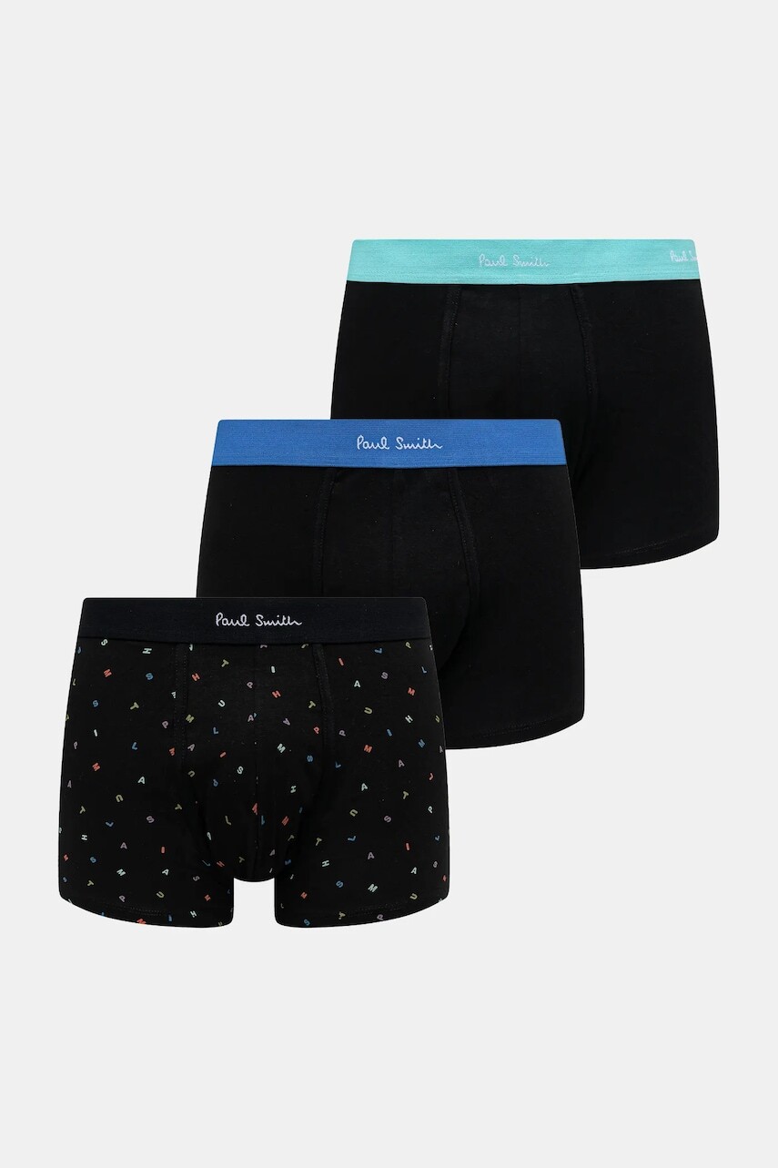 Slipy Paul Smith 3-pak čierna farba, M1A-914-T3PK77