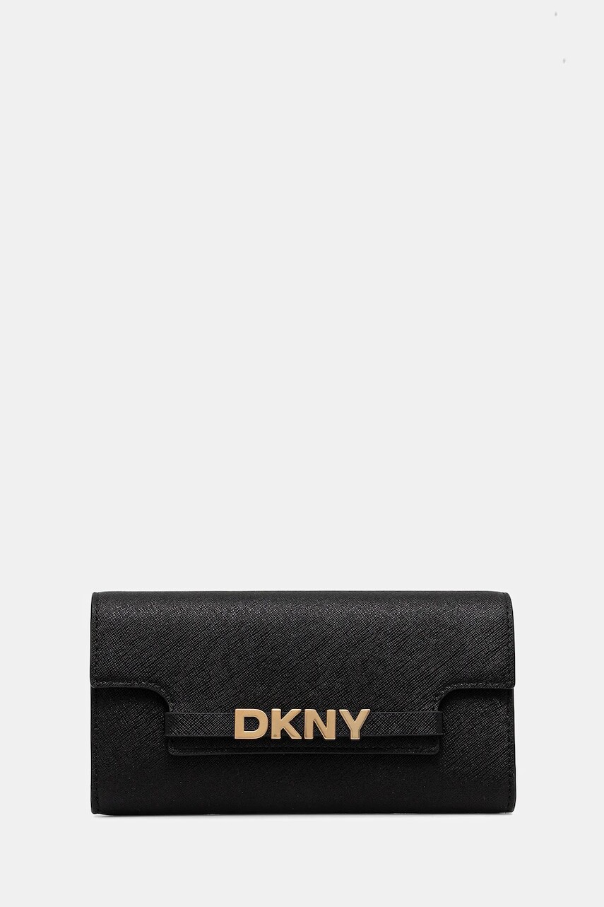 Peňaženka Dkny dámska, čierna farba, R52QKM29