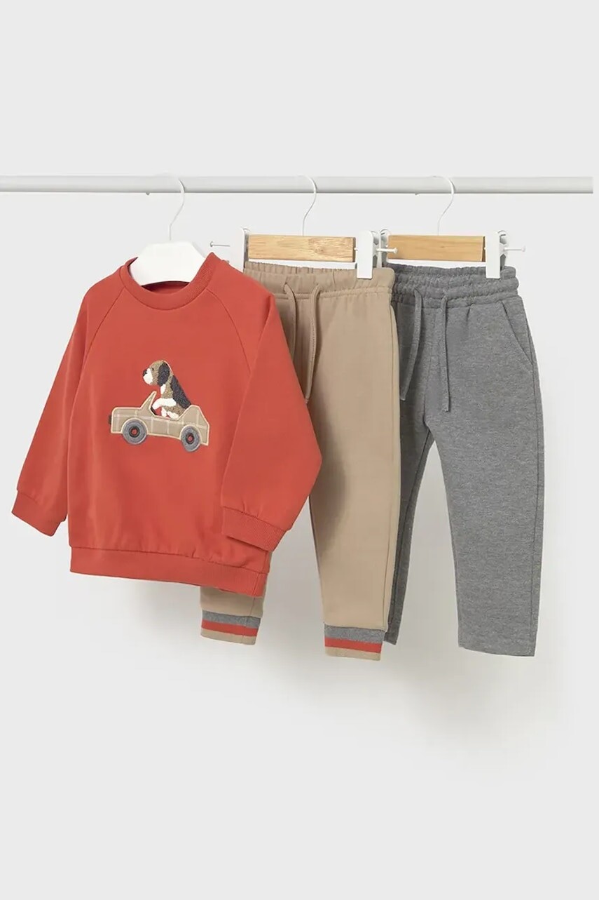 Tepláková súprava Mayoral oranžová farba, 2841