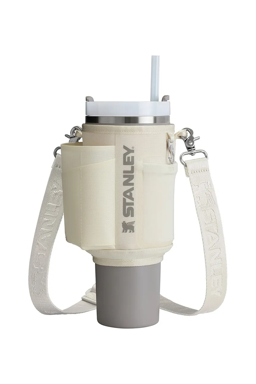 Obal s popruhom na termosku Stanley The All-Day Quencher Carry-All 1,18 l béžová farba
