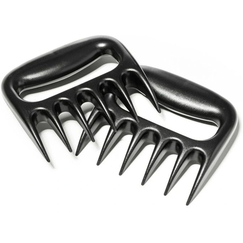 Medvedí pazúry na mäso a šalát 2 ks - čierne