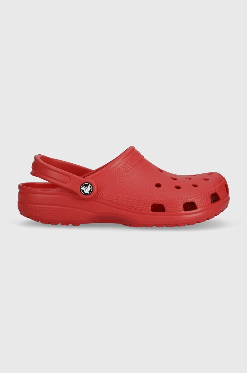 Šľapky Crocs Classic červená farba, 10001