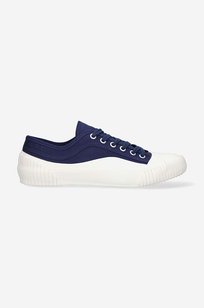 Tenisky A.P.C. Iggy Basse COEYS.M56106-WHITE, tmavomodrá farba
