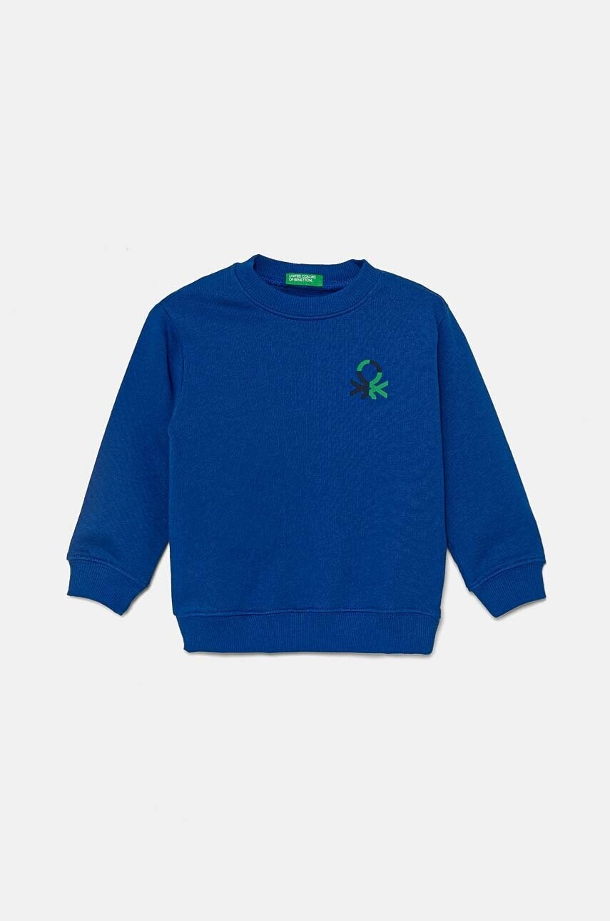 Detská bavlnená mikina United Colors of Benetton s potlačou, 3J70G10F0