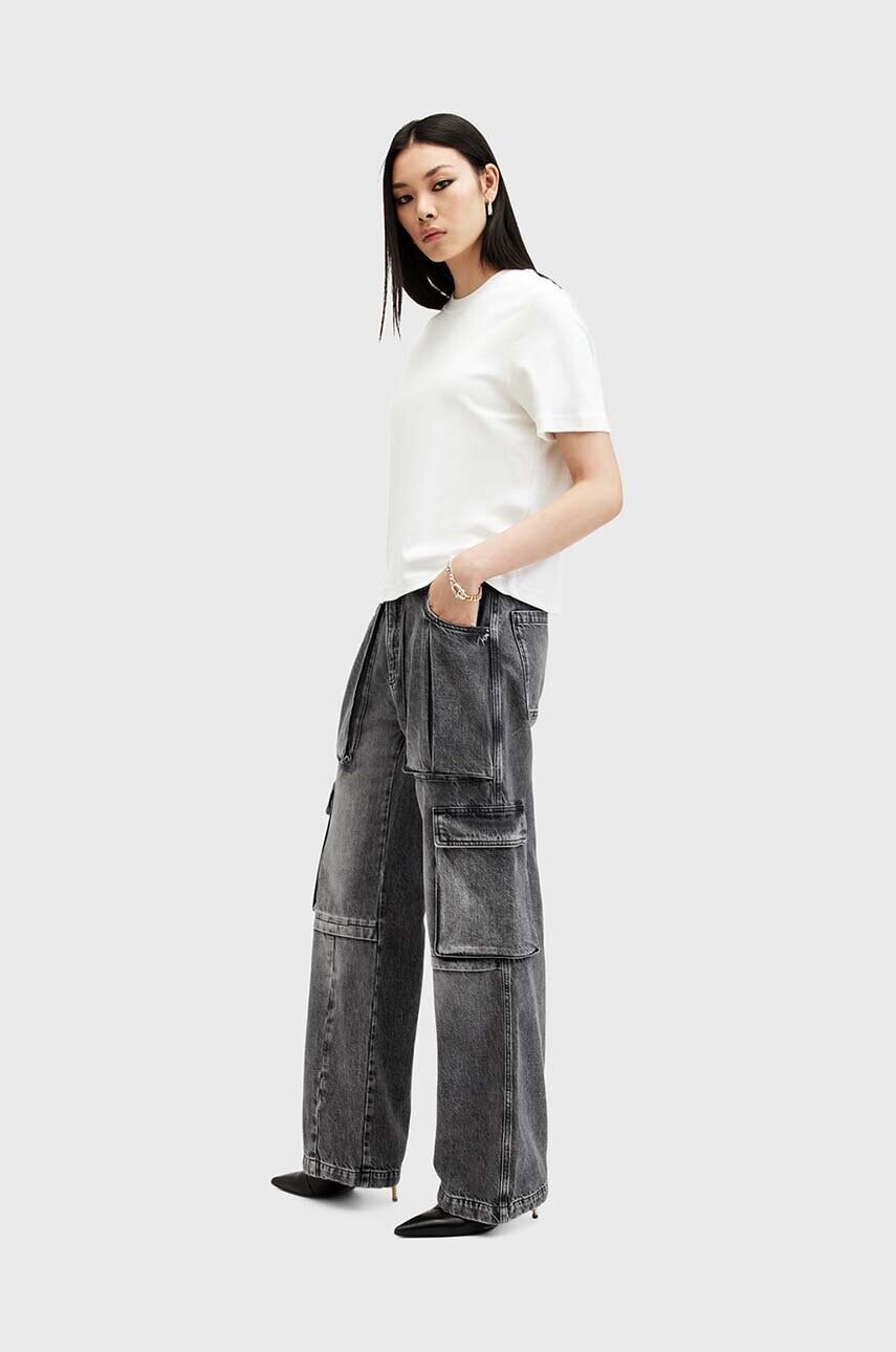 Rifle AllSaints ECHO CARGO dámske, šedá farba, W004EB