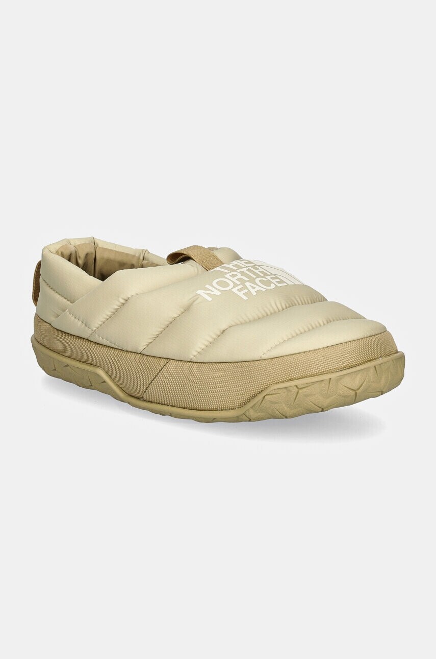 Papuče The North Face Nuptse Mule béžová farba, NF0A5G2BPV61