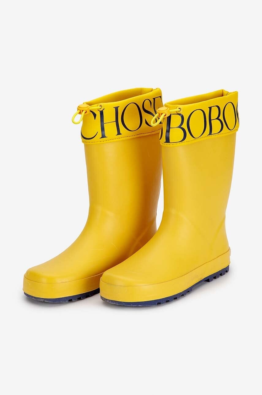 Detské gumáky Bobo Choses žltá farba, 224AI051