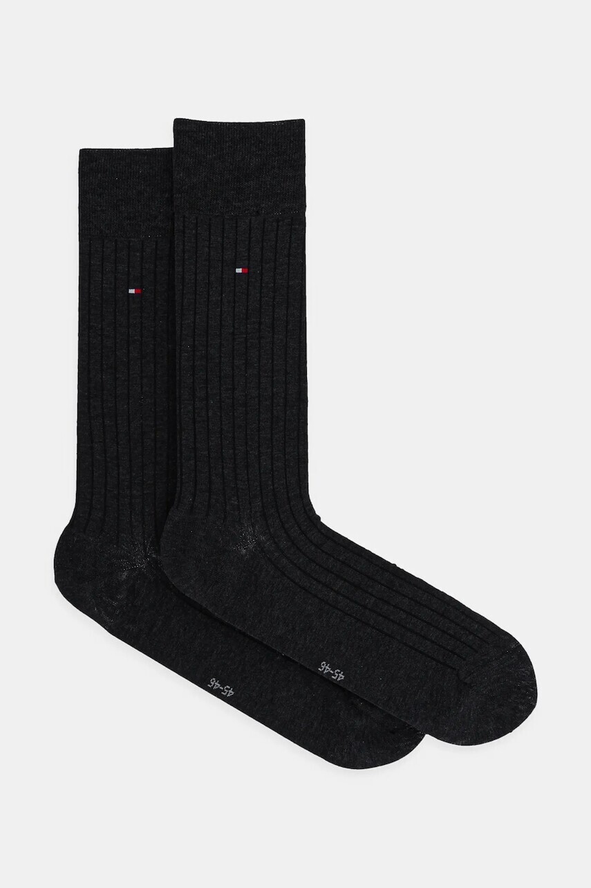 Ponožky Tommy Hilfiger pánske, šedá farba, 701228789