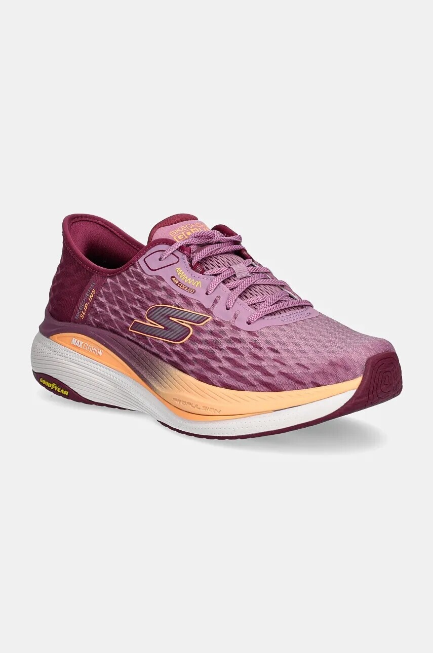 Bežecké topánky Skechers Max Cushioning Propulsion - Vitality fialová farba, 128905