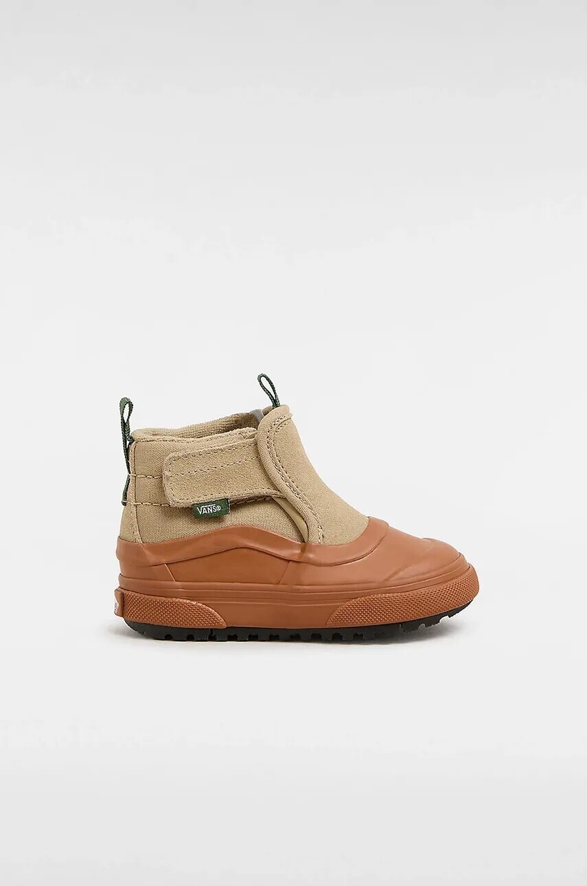 Detské zimné topánky Vans MTE Slip-On Hi Terrain zelená farba, VN000D13BGS1