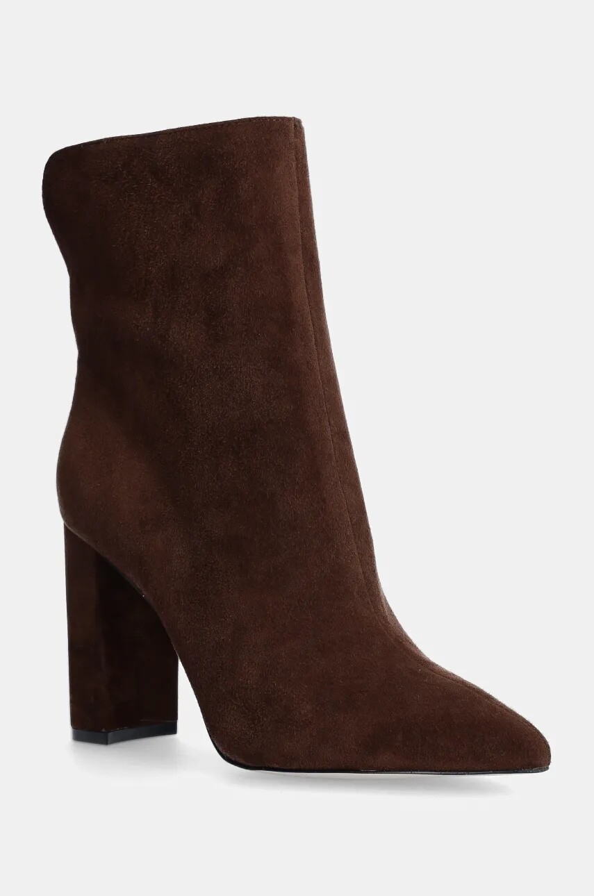 Členkové topánky Aldo SUSHI dámske, hnedá farba, na podpätku, 13838648 SUSHI