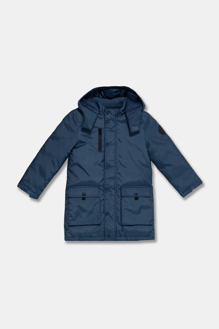 Detská bunda Guess tmavomodrá farba, N4BL15 WDH90
