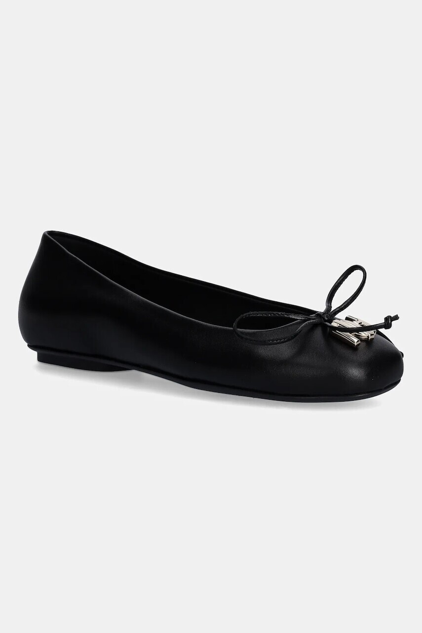 Kožené balerínky Furla Ballet Ballerina čierna farba, YJ00BAL X30000 O6000