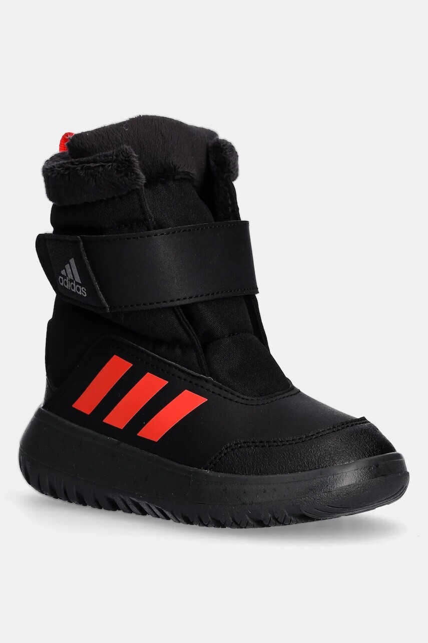 Detské snehule adidas Winterplay čierna farba, IF1715