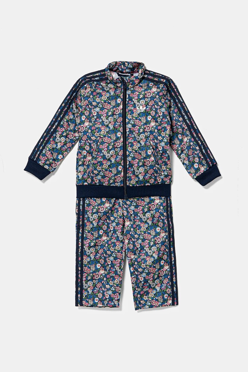 Detská tepláková súprava adidas Originals tmavomodrá farba, JC8032