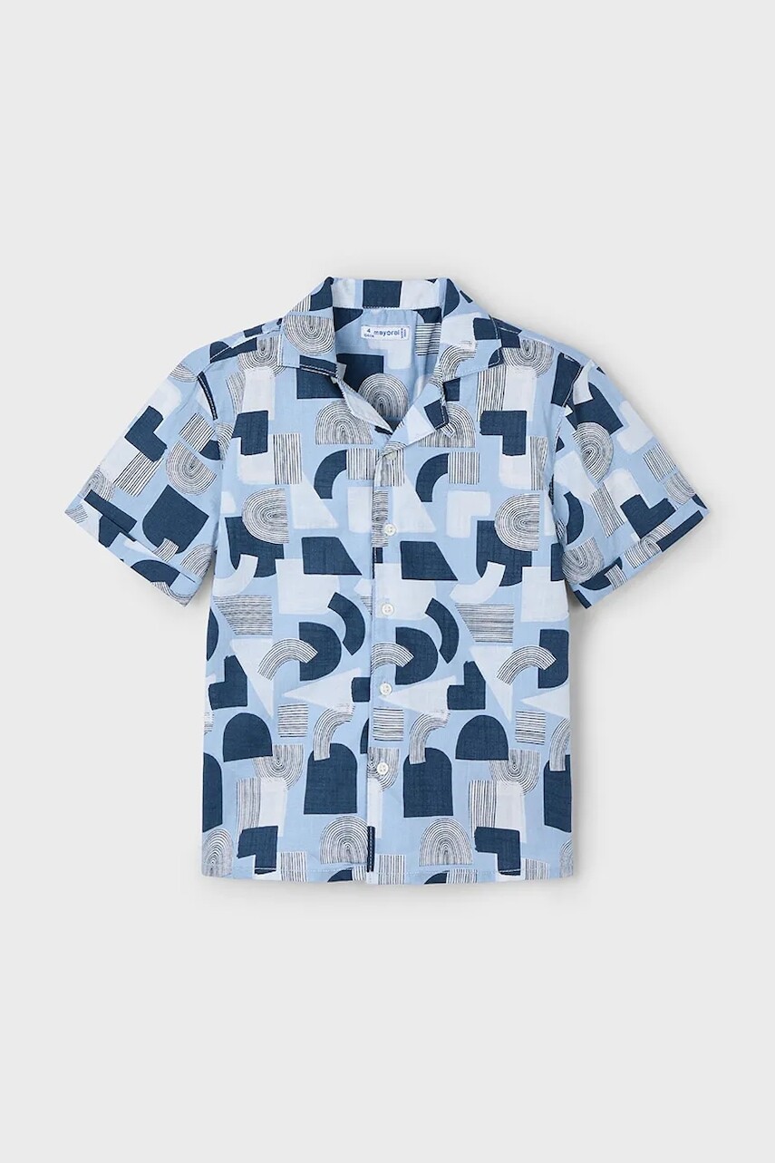Detská bavlnená košeľa Mayoral 3114